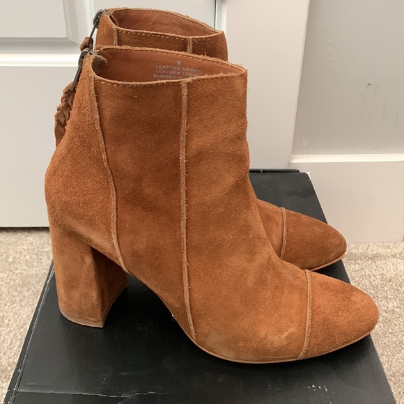 ABLE Chestnut Suede Bootie - Picture 4 of 7